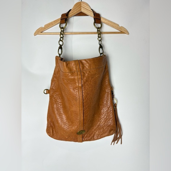 Long Live Vintage 1954 Fossil Brown Leather Bag - Picture 1 of 10